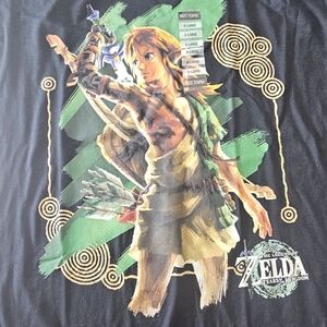 Zelda Tears Of The Kingdom Shirt XL -- New With Tags